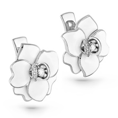 Серьги с английским замком 12-1669-1010