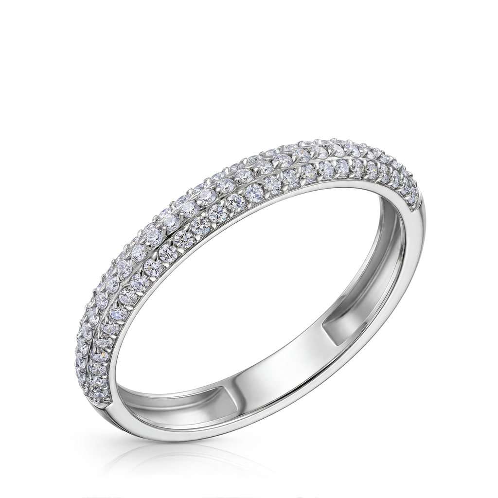 Кольцо из серебра с фианитом 85611132165