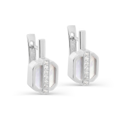 Серьги с английским замком 12-429-6200