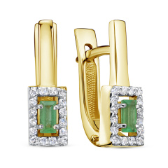 Серьги с английским замком 12-22128-1200