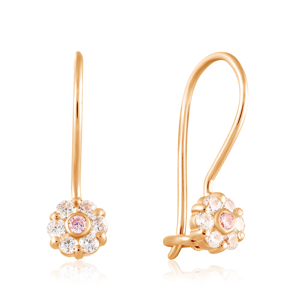 

Серьги детские из золота 12-1043