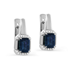 Серьги с английским замком 12-11576-1100