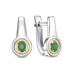 Серьги с английским замком 12-571-1287