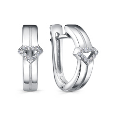 Серьги с английским замком 12-853-1000