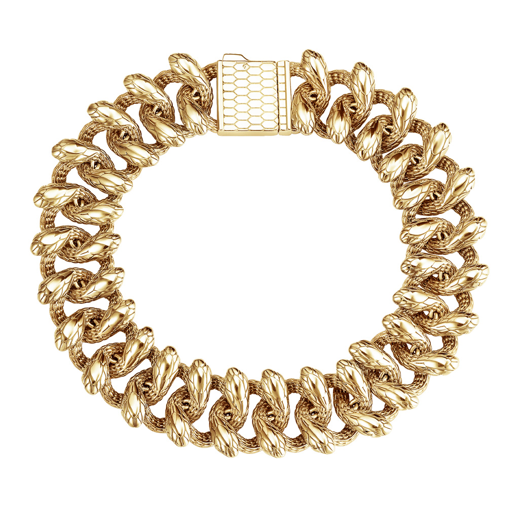 Браслет декоративный из серебра с позолотой Z3610058180