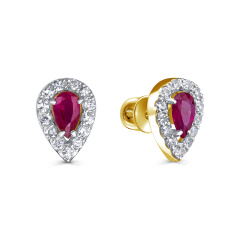 Серьги с английским замком 12-22024-3489