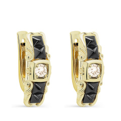 Серьги с английским замком 12-21520-9289
