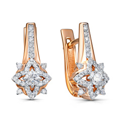 Серьги с английским замком 12-02138-1000