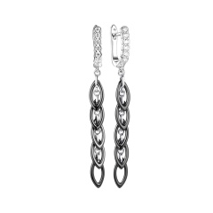 Серьги с английским замком TC-E00961-B-W-X-X-W