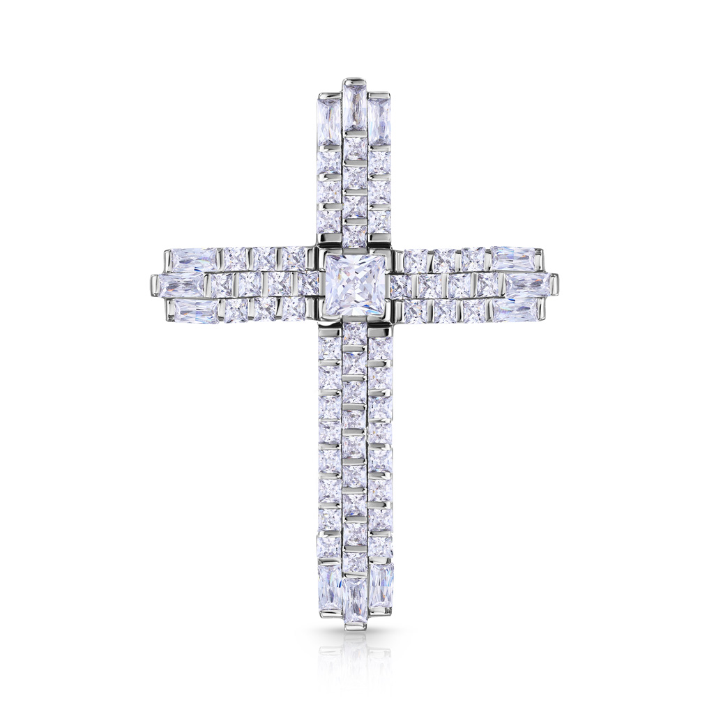 Подвеска из серебра с фианитом 87611251000