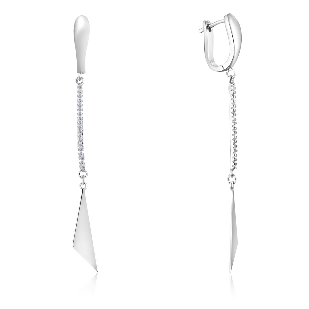 

Серьги с английским замком из серебра FYE7677