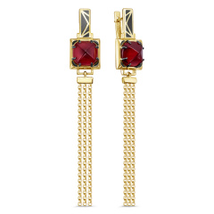 Серьги с английским замком 12-880-60302