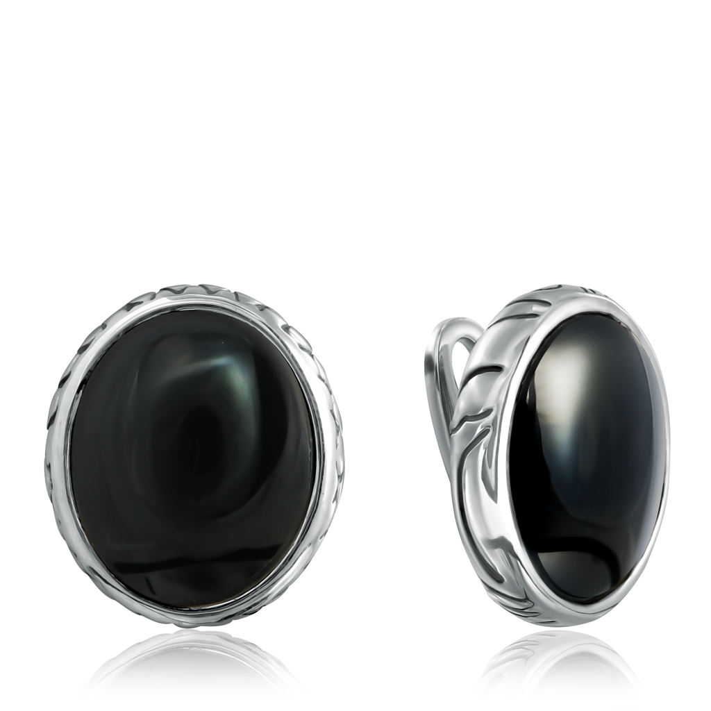 

Серьги из серебра 01с459639ч-1