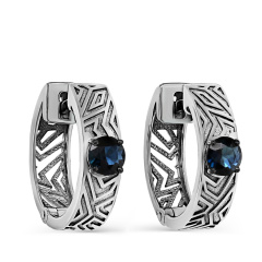 Серьги с английским замком 12-11630-1100