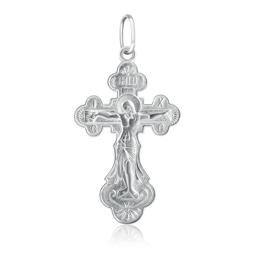 Крест из серебра крест православный спаси и сохрани с иисусом посеребрение с оксидированием