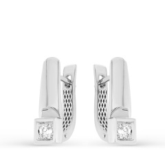 Серьги с английским замком 12-11365/1-1000