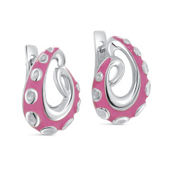Серьги с английским замком 12-699-0011