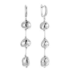 Серьги с английским замком RB-E326-3-X-W-X-X-W