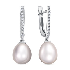Серьги с английским замком 12-11661-21000