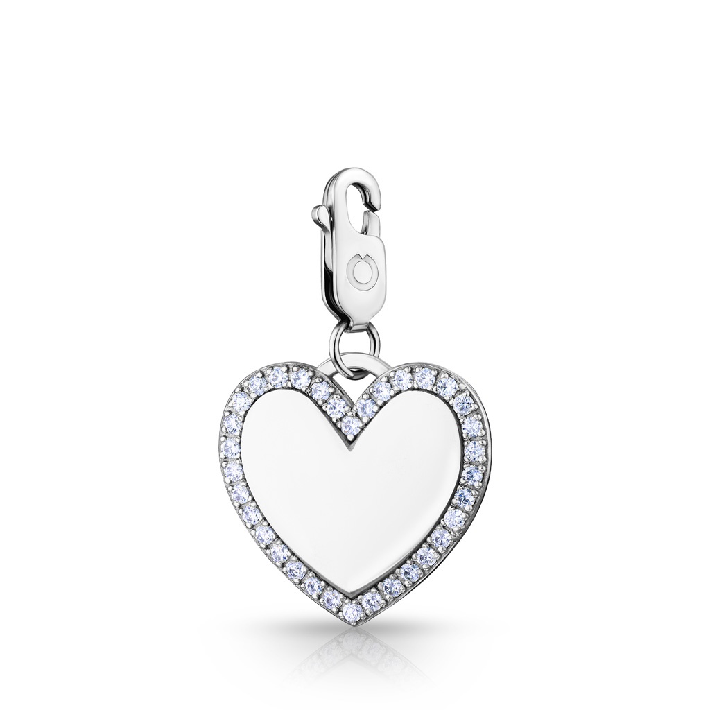 Подвеска из серебра с фианитом 87411002000