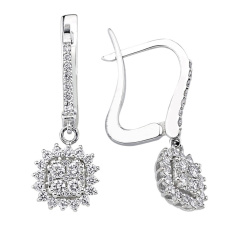 Серьги с английским замком MD09731