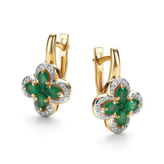 Серьги с английским замком 26141-301