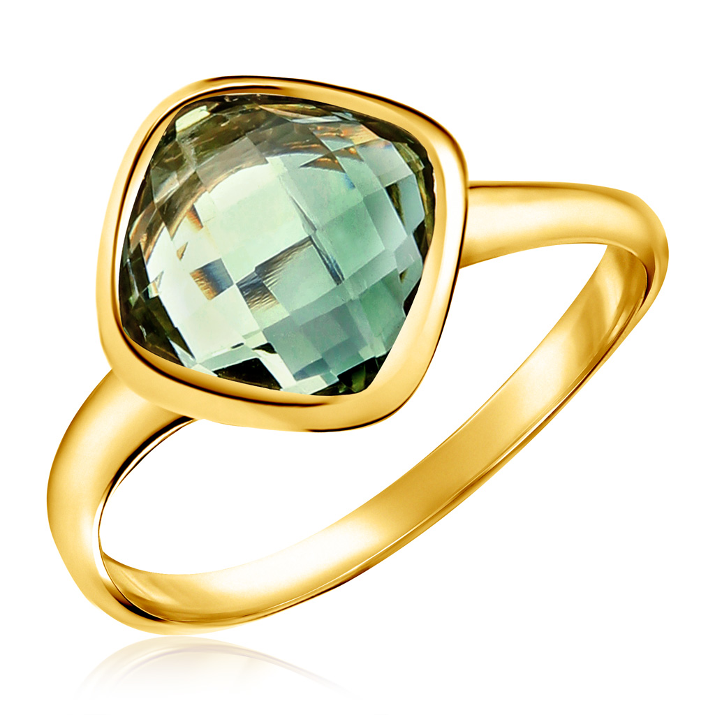 Кольцо из золота puntos ретро открытая группа регулируемый натуральный аметист палец кольцо ювелирные изделия подарок
