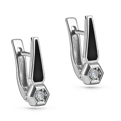 Серьги с английским замком 12-11243-1002