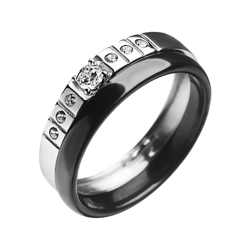 Кольцо двойное из серебра кольцо из серебра с фианитом р 16 5 jv r27356 1 ko 001 wg