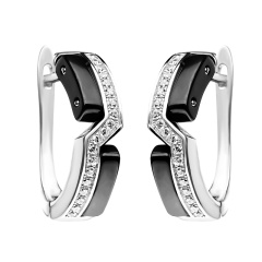 Серьги с английским замком TC-E00621-B-W-X-X-W