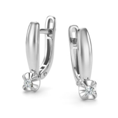 Серьги с английским замком 27043-200