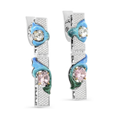 Серьги с английским замком 12-11474-0101