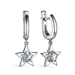 Серьги с английским замком 02-3037/00КЦ-00