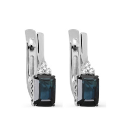 Серьги с английским замком 12-11578-1100