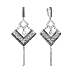 Серьги с английским замком 12-420-7902