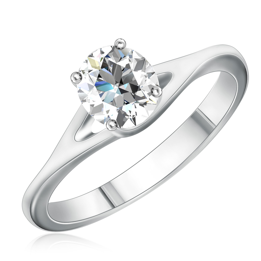 Кольцо из серебра кольцо волна завитое серебро безразмерное