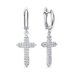 Серьги с английским замком 2-9110-7900