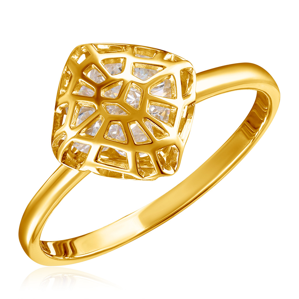 Кольцо из золота подвеска из красного золота platina jewelry 03 2448 н 401 1110 03 фианит