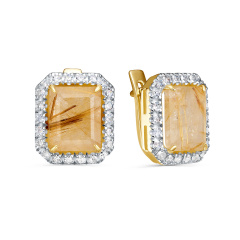 Серьги с английским замком 12-22194-5100
