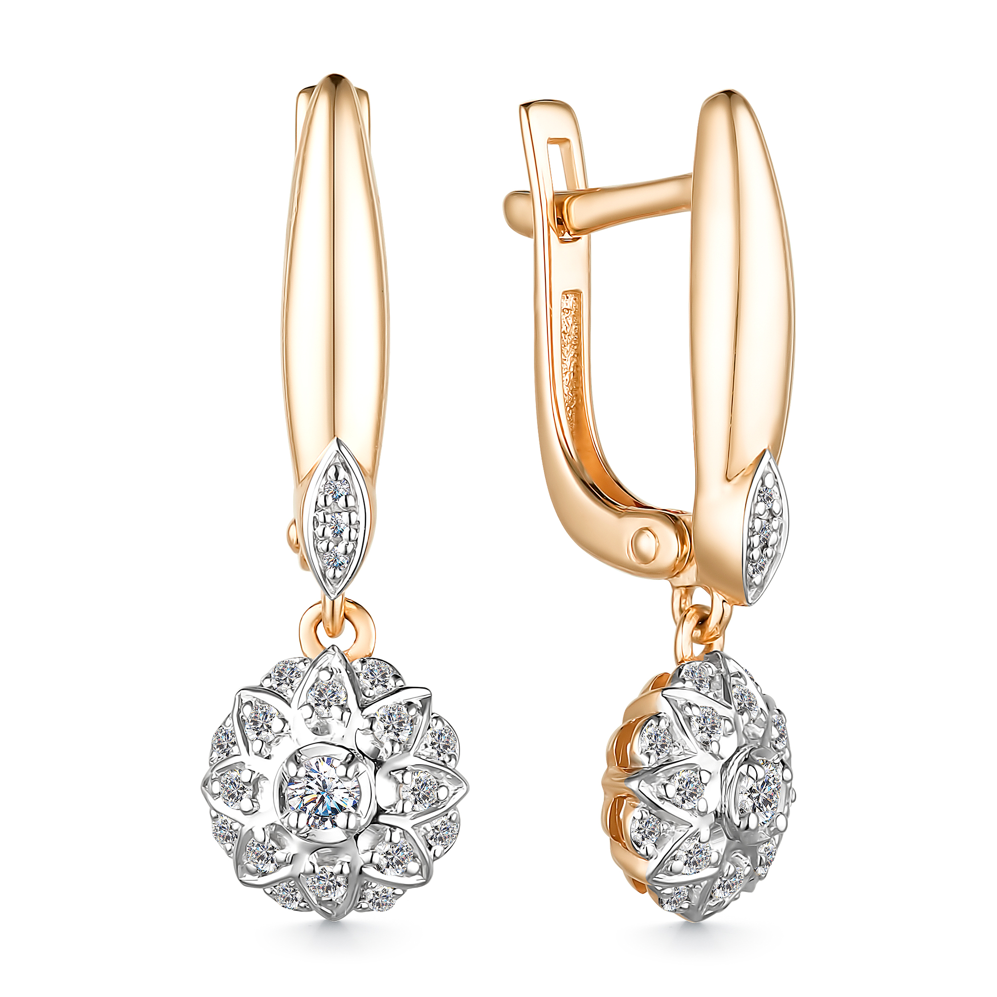 Серьги с английским замком 25700-100 купить в интернет-магазине ...