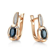 Серьги с английским замком 25936-102