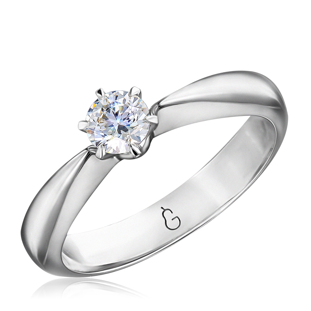 Anel Solitário De Moissanite Branco 2.00 Ct Raro,Feito Em Prata 925 - Buy Branco