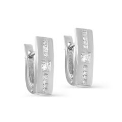 Серьги с английским замком 12-11776-1000