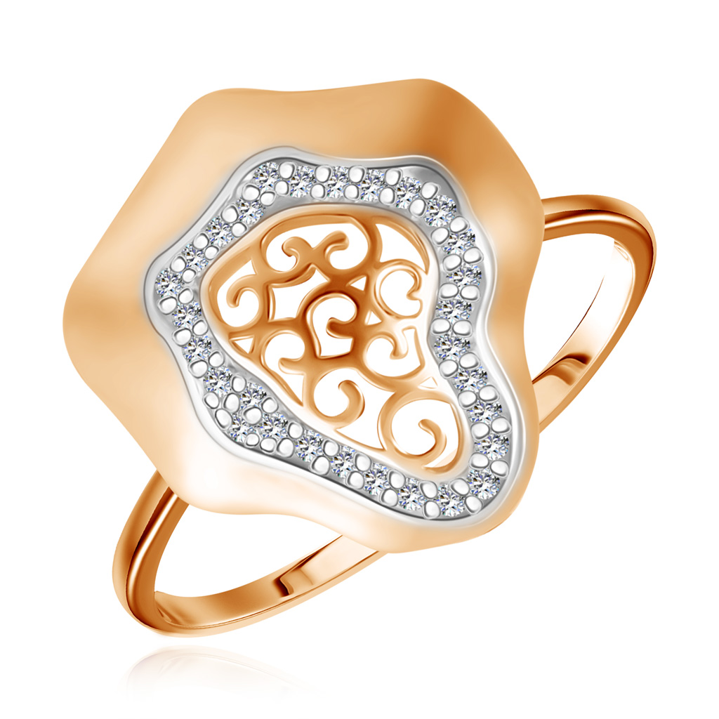 Кольцо из золота серьги из золота platina jewelry 02 5187 00 фианит