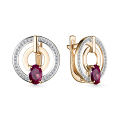 Серьги с английским замком 25626-103