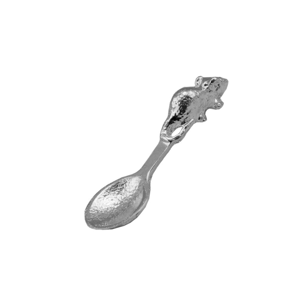 Ложка-загребушка из серебра ложка сувенирная тобольск с гравировкой 3 х 14 см