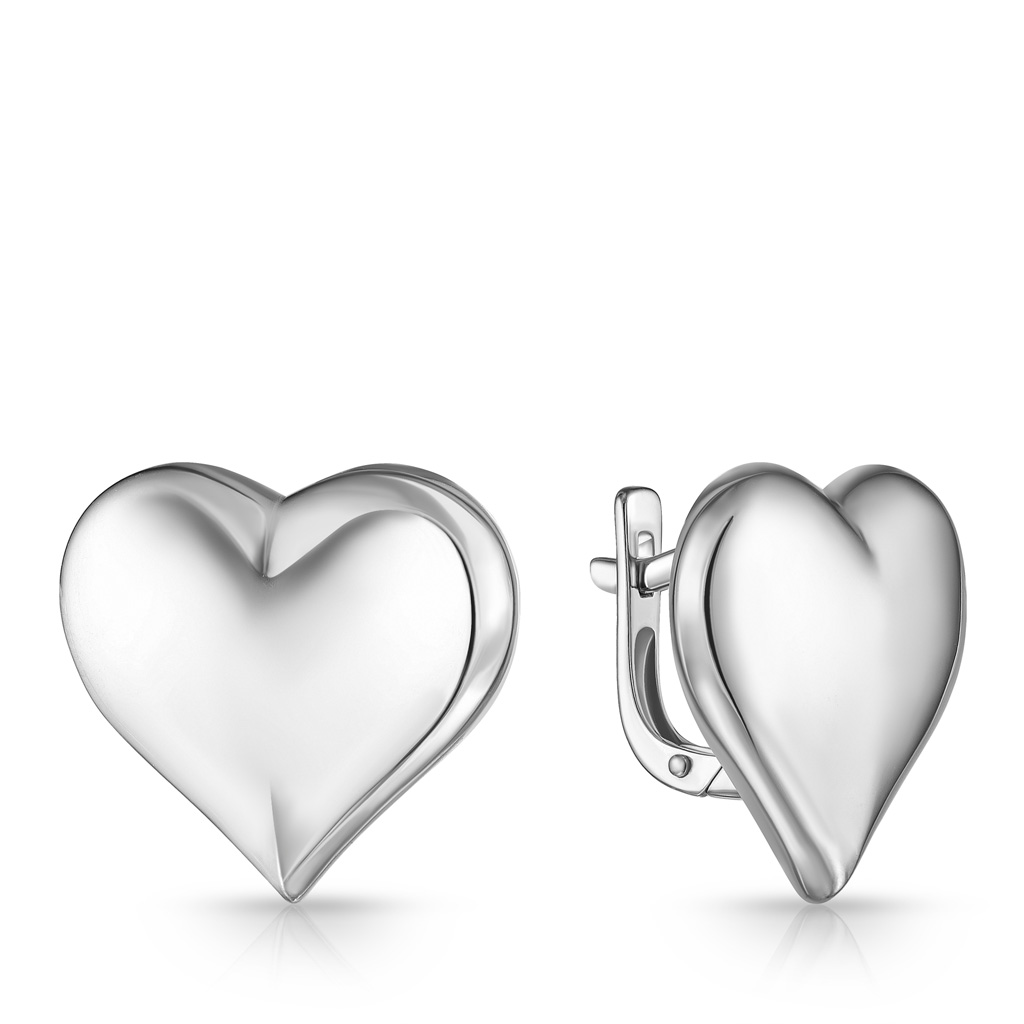 Серьги с английским замком из серебра 86610076000