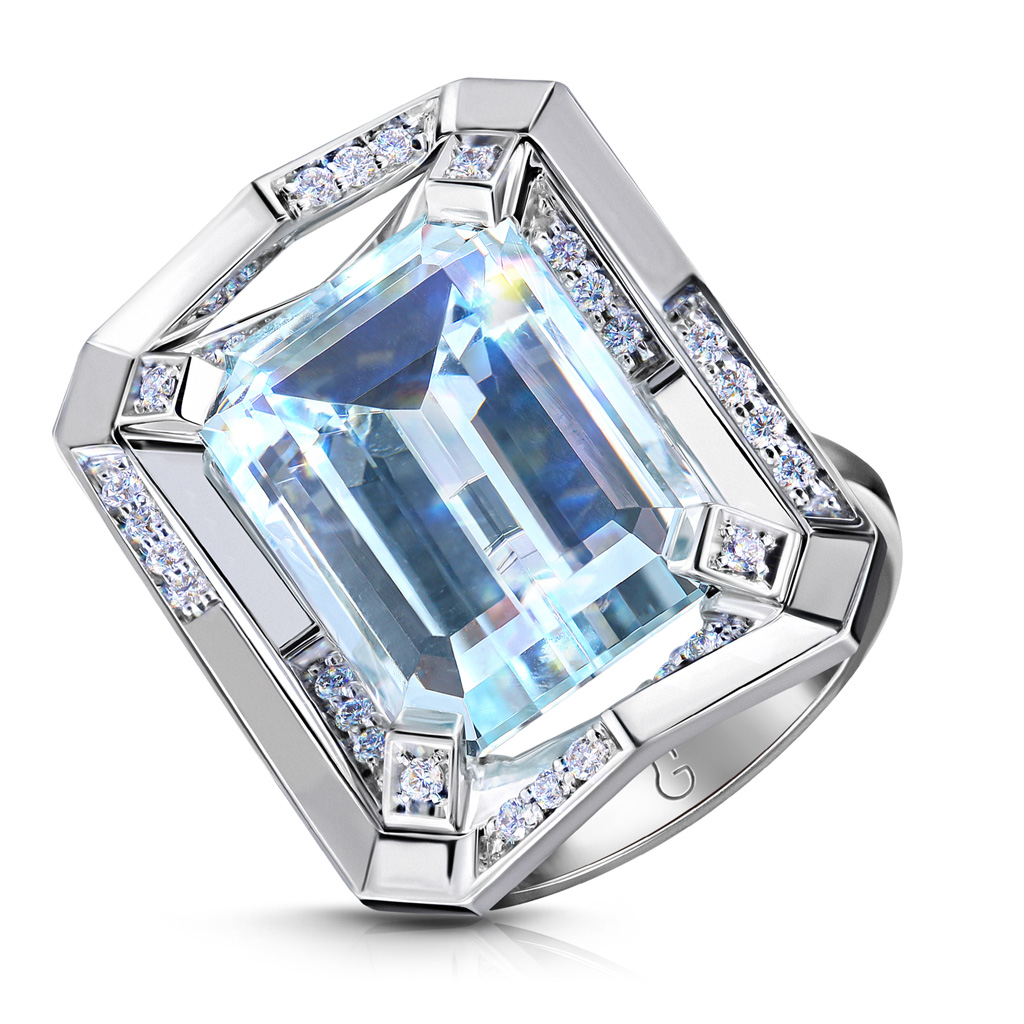 Кольцо из белого золота Я5519298160