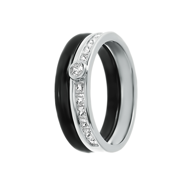 Кольцо из серебра кольцо перстень череп на костях чернёное серебро безразмерное