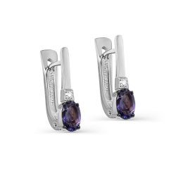 Серьги с английским замком 12-11793-21300